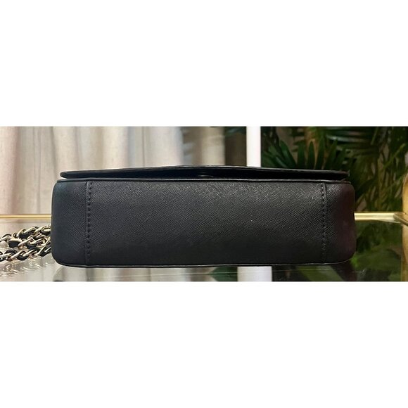 Tory Burch Black Leather Emerson Shoulder Bag/Crossbody - Picture 7 of 11